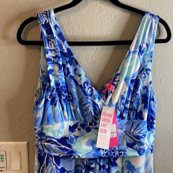 Lilly Pulitzer Sloane Maxi Dress Coastal Blue NWT